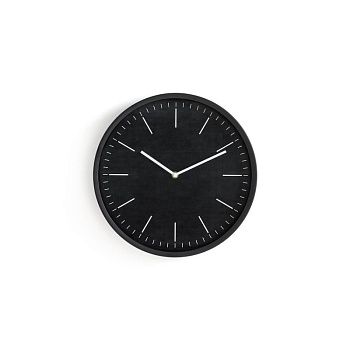 Часы круглые 33 см Ora  черный